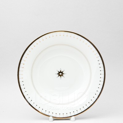 Тарелка глубокая 23 см ф. Стандартная-2 рис. Азур золотой