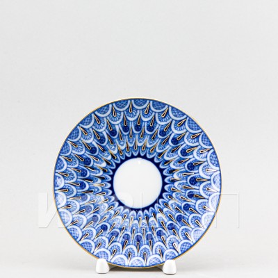 Блюдце для чайной чашки ф. Лучистая рис. Незабудка