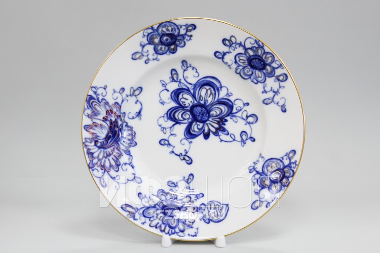 Тарелка плоская 24 см ф. Гладкая рис. Поющий сад в Москве