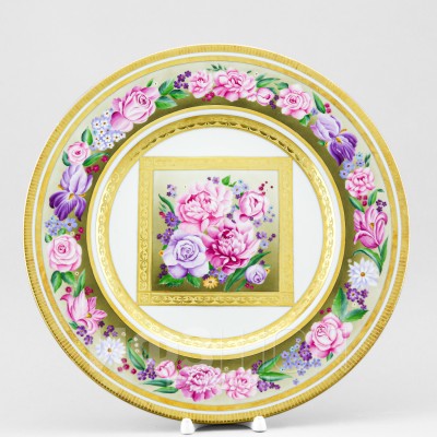 Блюдо круглое 32 см ф. Европейская рис. Воспоминание