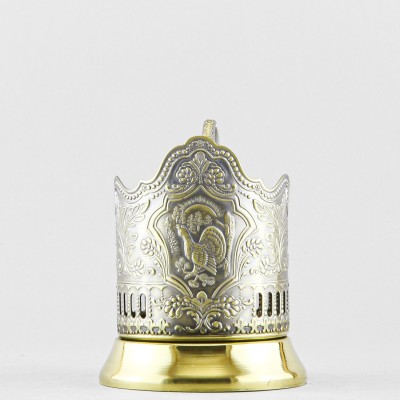 Подстаканник латунный, Глухарь