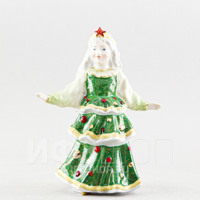 Елочка (в высокохудожественной росписи, высота 16.2 см)