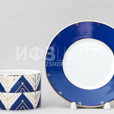 Чашка с блюдцем чайная ф. Соло рис. Калевала