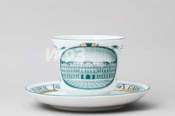 Чашка с блюдцем чайная ф. Банкетная рис. Зимний дворец