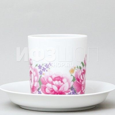 Чашка с блюдцем чайная ф. Гербовая рис. Первое свидание