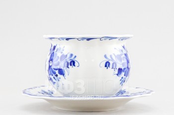 Чашка с блюдцем чайная ф. Императорская рис. Авторский (Меланина-Попова)
