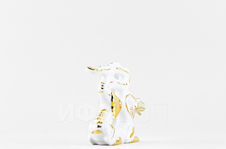 Дракон изящный №1 рис. Золотой (высота 9 см) в Ростове-на-Дону