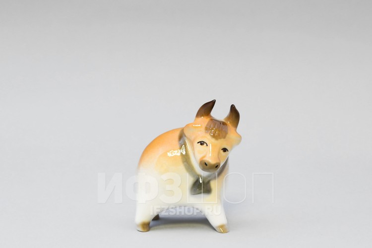 Бычок с колокольчиком (высота 7.3 см) в Москве