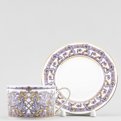 Чашка с блюдцем чайная ф. Идиллия рис. Барокко