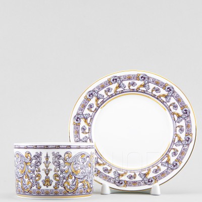 Чашка с блюдцем чайная ф. Идиллия рис. Барокко