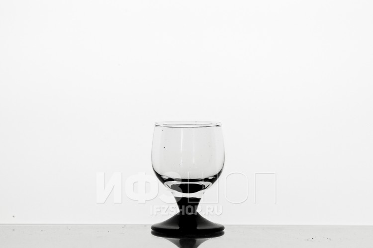 Набор из 6 рюмок 20 мл ф. 3109 серия 200/23 (черная ножка) 