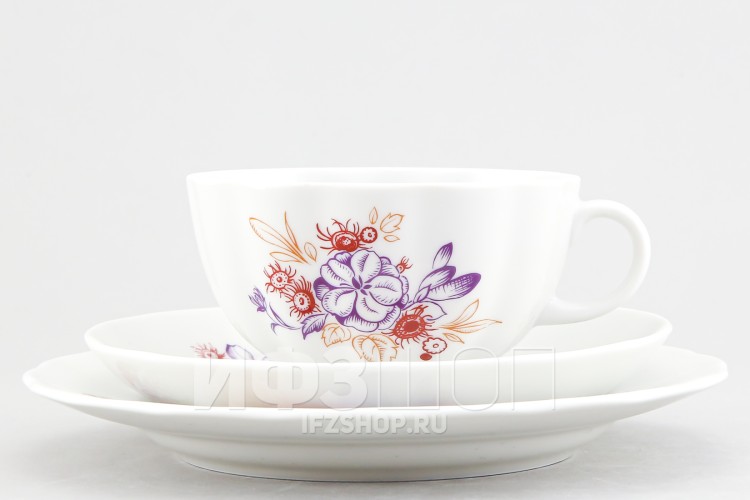 Комплект чайный ф. Тюльпан рис. Букет 