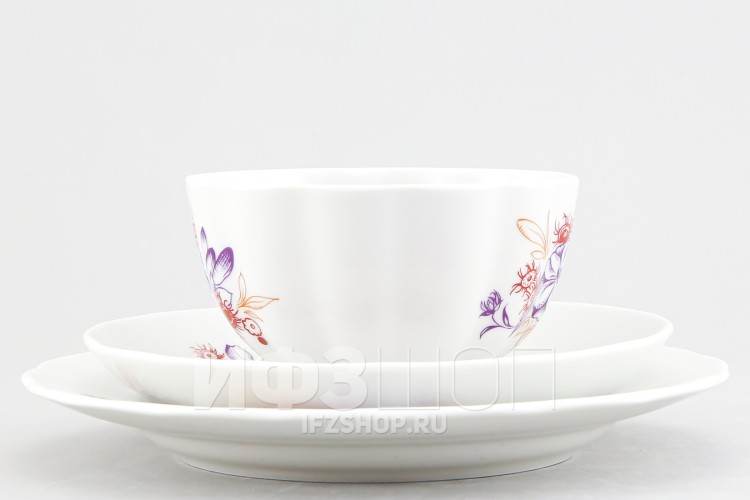 Комплект чайный ф. Тюльпан рис. Букет 