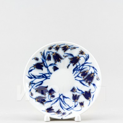 Блюдце для чайной чашки ф. Лучистая рис. Колокольчики