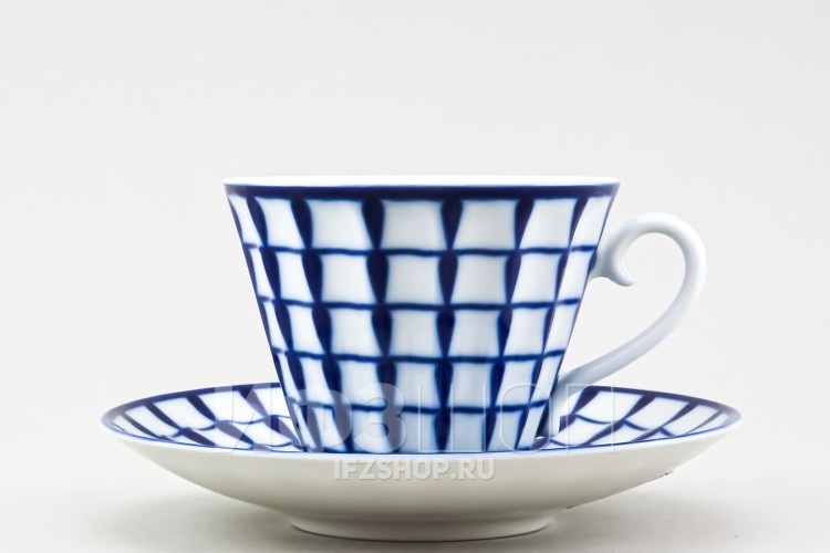 Чашка с блюдцем чайная ф. Лучистая рис. Классик 