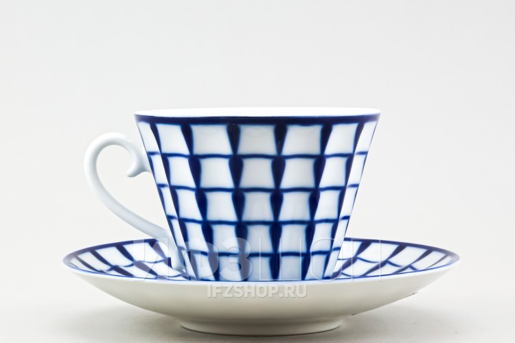 Чашка с блюдцем чайная ф. Лучистая рис. Классик 