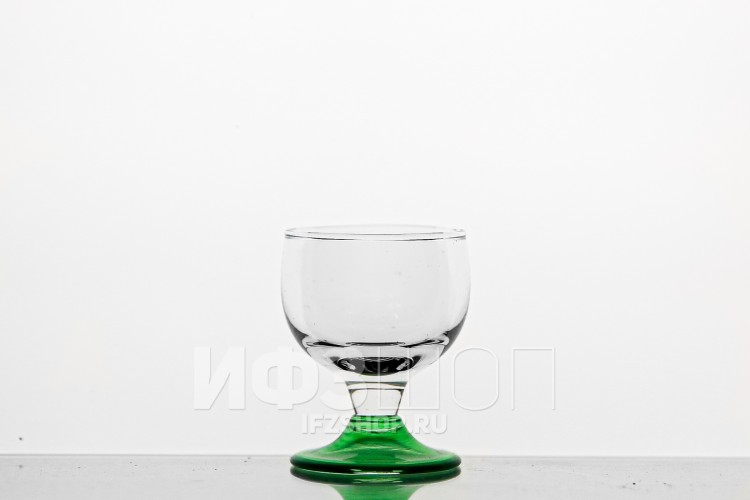 Набор из 6 рюмок 35 мл ф. 3109 серия 200/23 (зеленая ножка) 