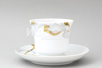Чашка с блюдцем чайная ф. Банкетная рис. Селена