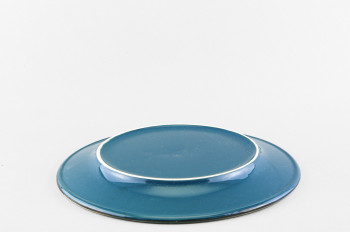 Тарелка плоская 24 см ф. Ristorante рис. Blu reattivo