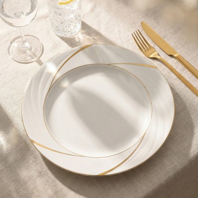 Тарелка плоская 20 см ф. Голубка рис. Бомонд