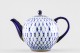 Чайник заварочный ф. Тюльпан рис. Кобальтовая сетка