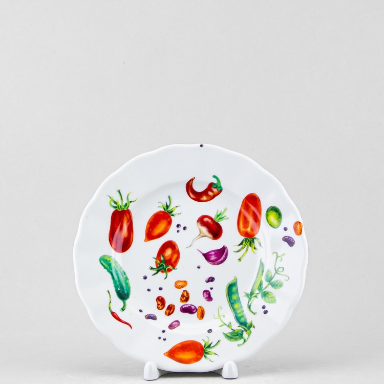 Тарелка плоская 18 см ф. Тюльпан рис. Мамина дача в Челябинске