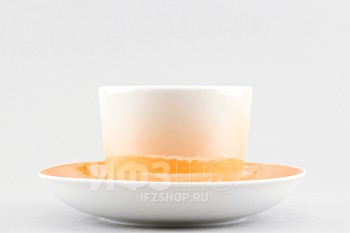 Чашка с блюдцем чайная ф. Кирмаш рис. Нисходящее крытье