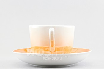 Чашка с блюдцем чайная ф. Кирмаш рис. Нисходящее крытье