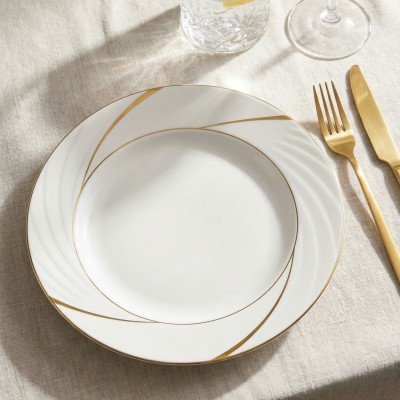 Тарелка плоская 24 см ф. Голубка рис. Бомонд