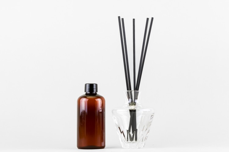 Ароматический диффузор в хрустальном флаконе 100 мл, Чистый хлопок