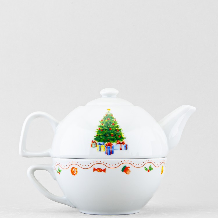 Набор для чая рис. Магия праздника, 2 предмета в Москве