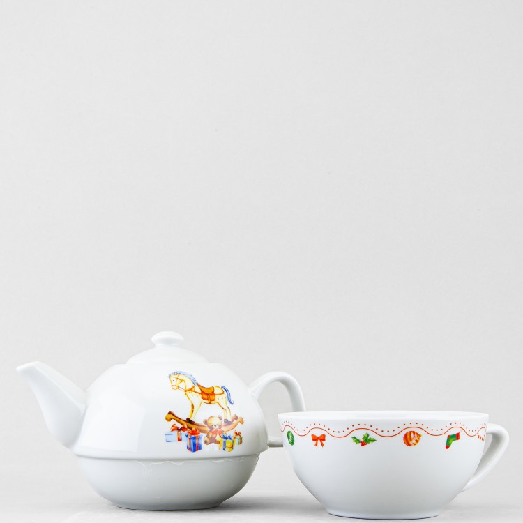 Набор для чая рис. Магия праздника, 2 предмета в Москве