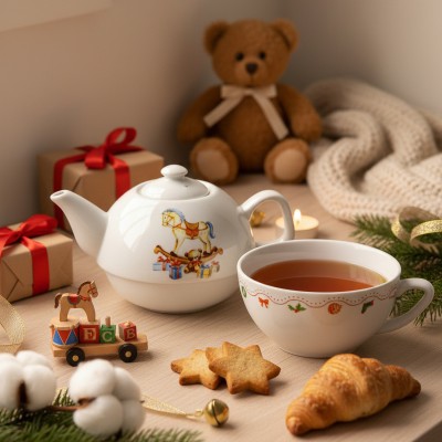 Набор для чая рис. Магия праздника, 2 предмета