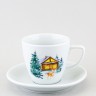 Чашка с блюдцем чайная ф. Универсал рис. Лесная сказка в Москве