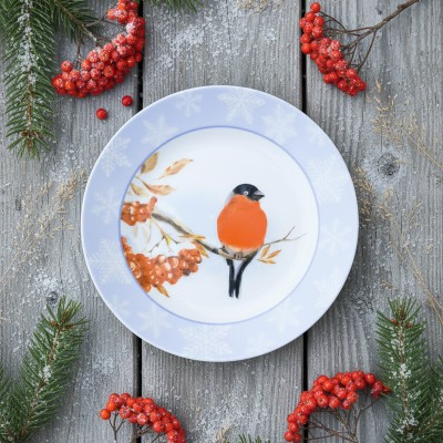 Тарелка плоская 17.5 см ф. Идиллия рис. Морозное утро