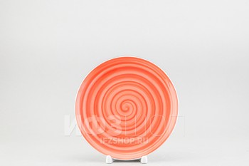 Тарелка плоская 17.5 см ф. Универсал рис. Infinity / Инфинити оранжевая