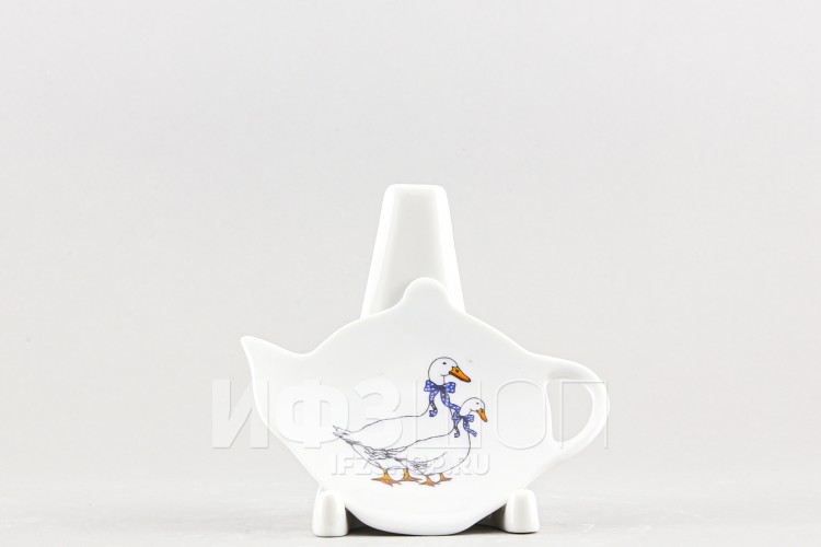 Подставка для чайных пакетиков ф. Чайник рис. Гуси 