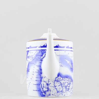 Чайник заварочный ф. Гербовая 1000 мл рис. Кают-компания (старый артикул)