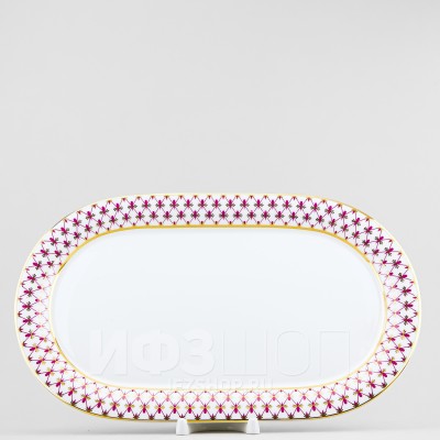 Сервиз столовый ф. Юлиана рис. Сетка-Блюз, 24 предмета