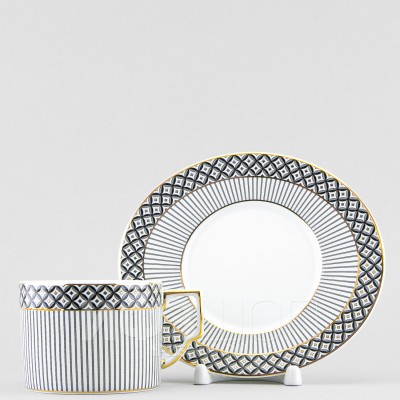 Чашка с блюдцем чайная ф. Элегия рис. Elegant