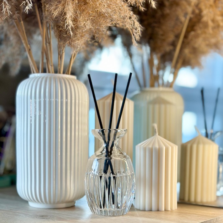 Ароматический диффузор в хрустальном флаконе 170 мл, Сандаловое дерево