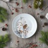 Тарелка плоская 20 см ф. Идиллия рис. Зима