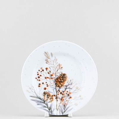 Тарелка плоская 20 см ф. Идиллия рис. Зима