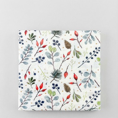 Салфетки бумажные рис. Календа (33 см)