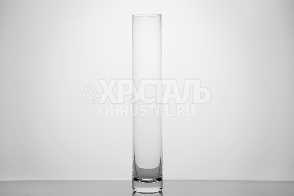 Ваза-цилиндр, диаметр 6 см, высота 36 см, форма 8317