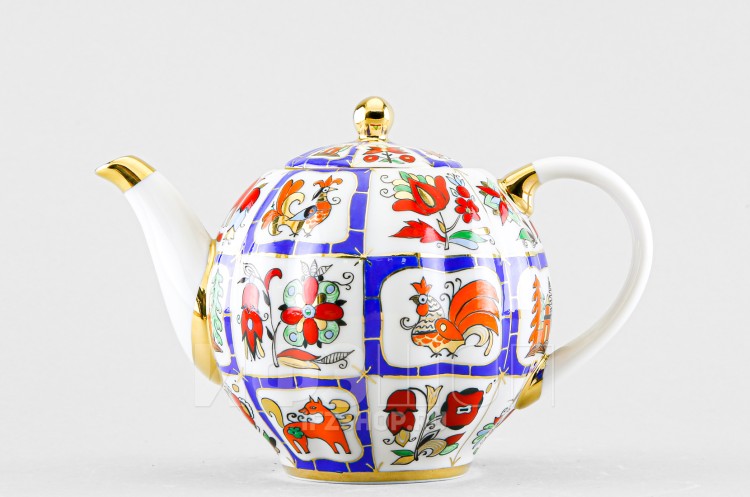 Чайник заварочный ф. Тюльпан рис. Русский лубок в Москве