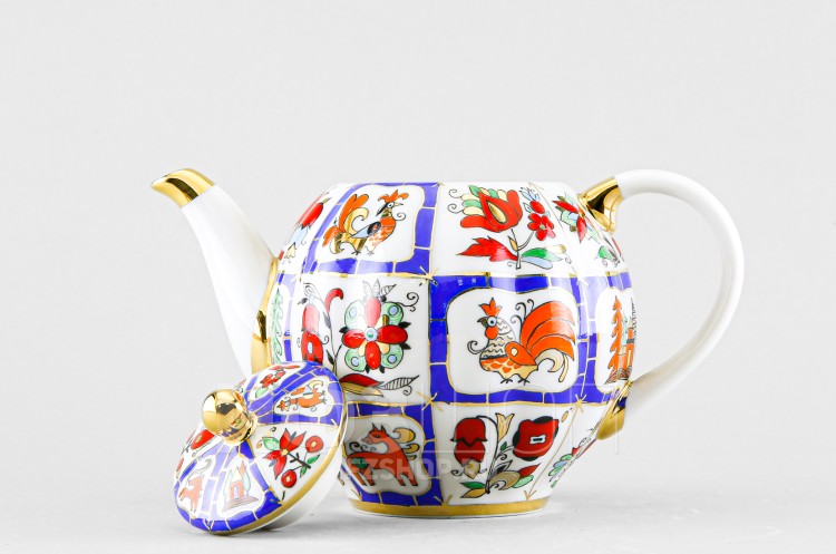 Чайник заварочный ф. Тюльпан рис. Русский лубок в Москве