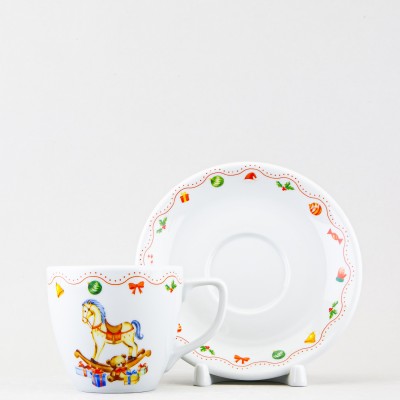 Чашка с блюдцем чайная ф. Универсал рис. Магия праздника