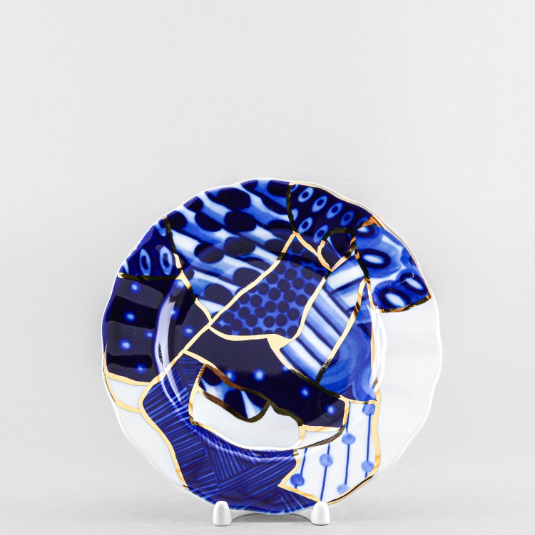 Тарелка плоская 20 см ф. Тюльпан рис. Байкал №2 