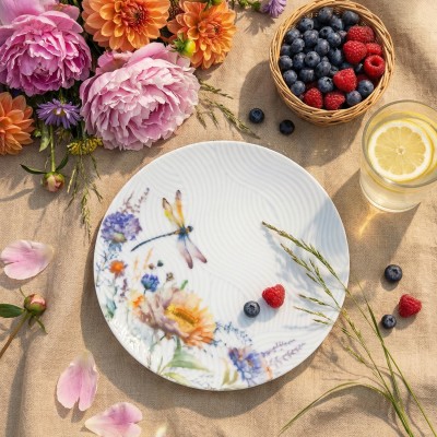 Тарелка плоская 20 см ф. Универсал рис. Август